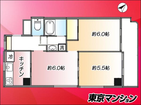 中古マンション 新宿区北新宿４丁目8-18 東西線落合駅 5,280万円