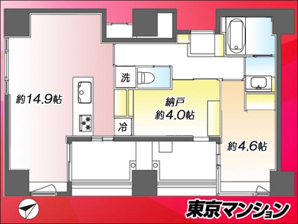 中古マンション 港区芝浦１丁目 JR山手線浜松町駅 1億2,799万円