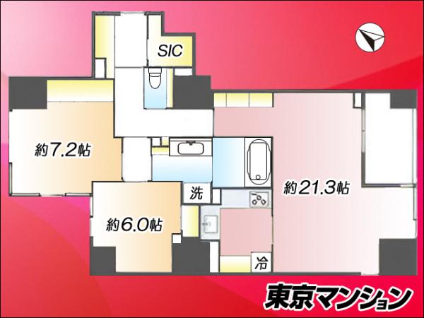 中古マンション 千代田区六番町6-6 JR中央・総武線市ケ谷駅 4億2,800万円