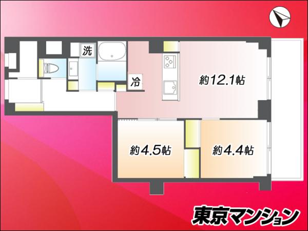 中古マンション 北区中十条１丁目 JR京浜東北線東十条駅 3,780万円