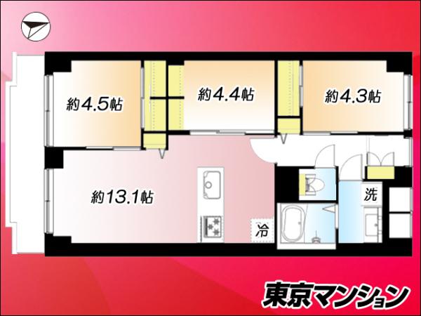 中古マンション 新宿区新小川町 有楽町線飯田橋駅 7,599万円