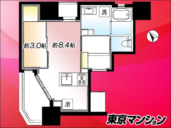 中古マンション 荒川区荒川５丁目 千代田線町屋駅 4,980万円