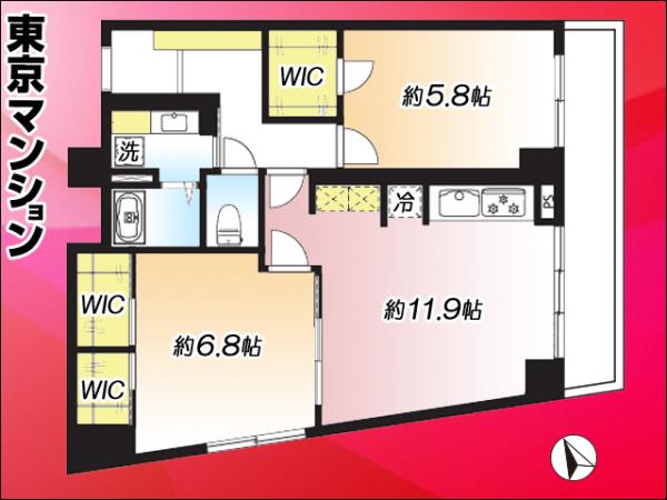 中古マンション 杉並区上荻１丁目 JR中央線荻窪駅 6,180万円