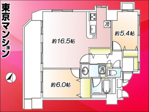 中古マンション 江戸川区北小岩２丁目 JR中央・総武線小岩駅 5,780万円