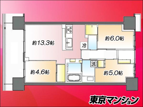 中古マンション 足立区千住桜木１丁目10-5 JR常磐線（上野〜取手）北千住駅 8,980万円