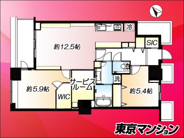 中古マンション 中央区勝どき６丁目 都営大江戸線勝どき駅 1億9,200万円