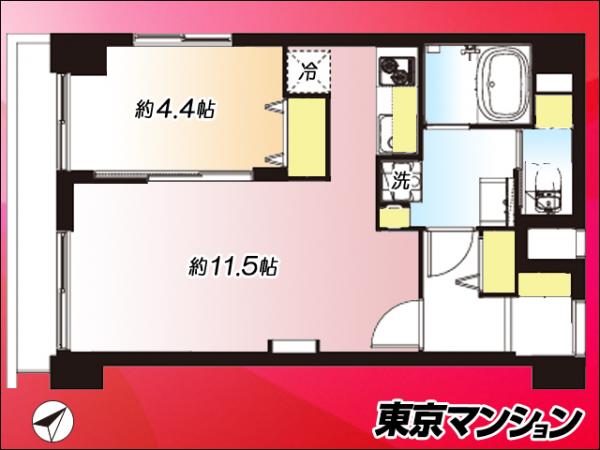 中古マンション 世田谷区上野毛２丁目7-17 東急大井町線上野毛駅 4,299万円