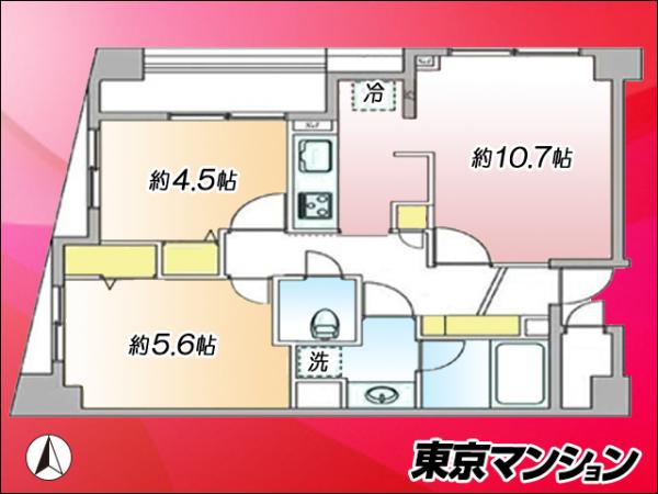 中古マンション 港区麻布十番３丁目11-8 南北線麻布十番駅 1億4,500万円