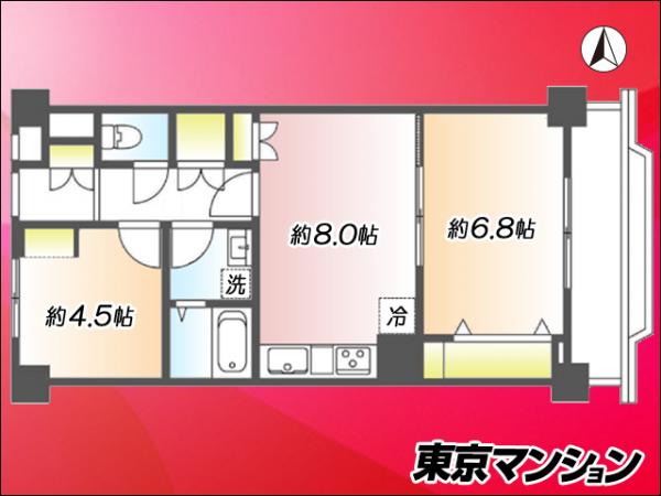 中古マンション 墨田区菊川３丁目21-6 都営新宿線菊川駅 4,280万円