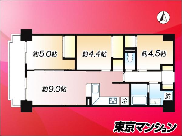 中古マンション 足立区青井３丁目10-27 つくばエクスプレス青井駅 3,499万円