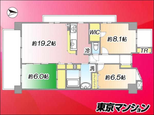 中古マンション 江東区亀戸９丁目12-17 都営新宿線東大島駅 6,780万円