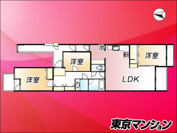 コスモ上池台 間取り図