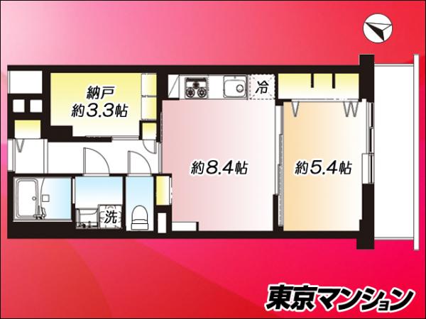中古マンション 杉並区成田東１丁目 丸の内線南阿佐ケ谷駅 3,699万円