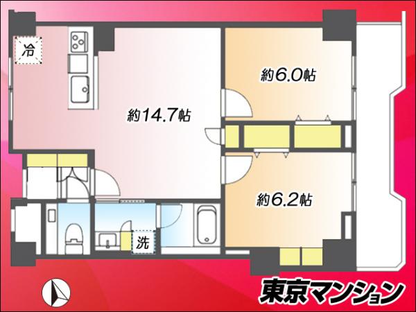 中古マンション 文京区関口１丁目10-11 有楽町線江戸川橋駅 8,980万円