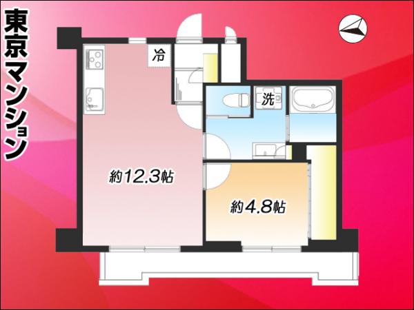 中古マンション 板橋区中丸町 東武東上線大山駅 3,199万円