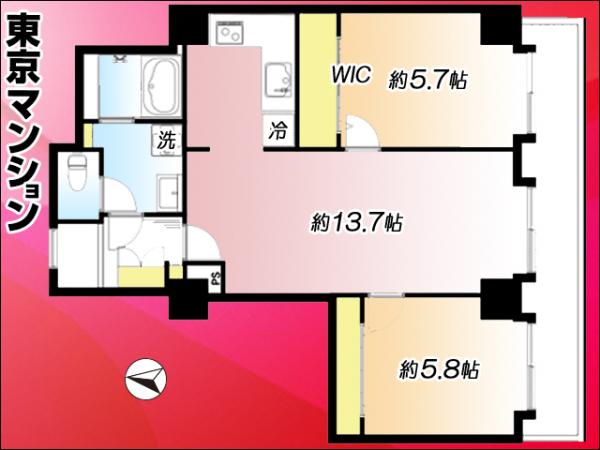 グランドメゾン駒沢 間取り図