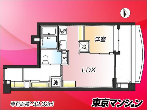 中古マンション 港区六本木３丁目17-12 南北線六本木一丁目駅 7,999万円