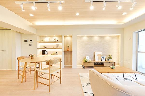 パシフィック自由ケ丘マンション リビング