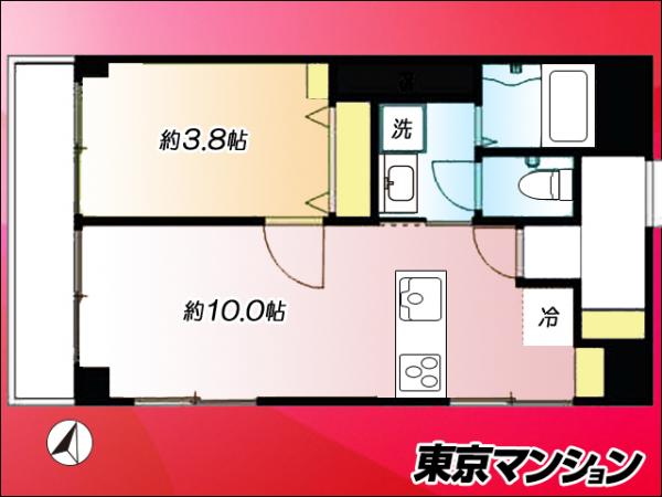 中古マンション 中野区弥生町５丁目23-1 丸の内方南支線中野富士見町駅 2,880万円