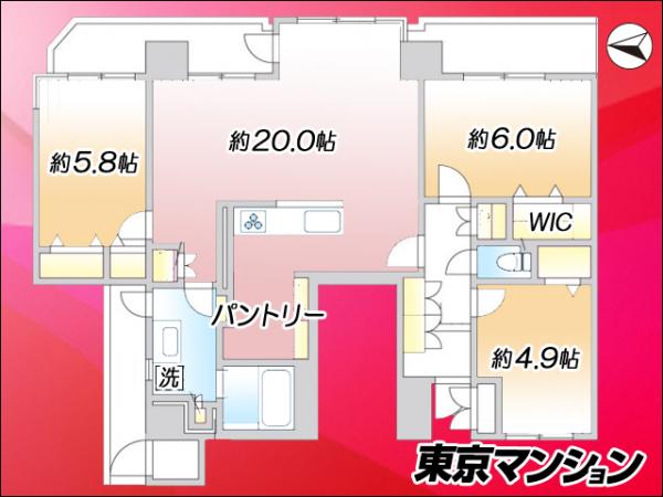 中古マンション 江戸川区松江２丁目15-12 JR中央・総武線新小岩駅 4,198万円