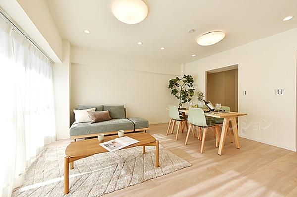 上用賀スカイマンション リビング