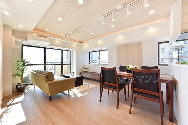 ライオンズマンション多摩川緑地 リビング