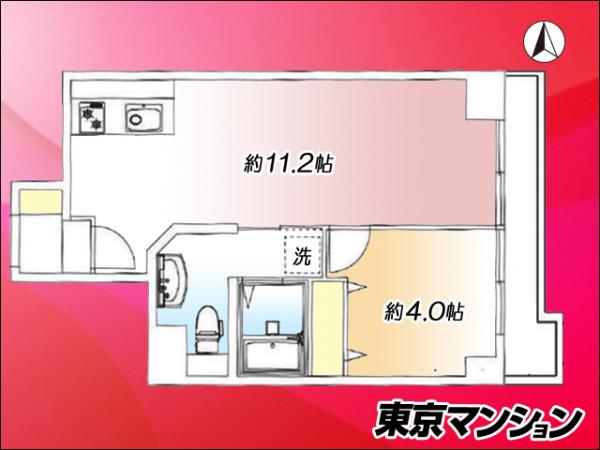 パラスト日暮里 間取り図
