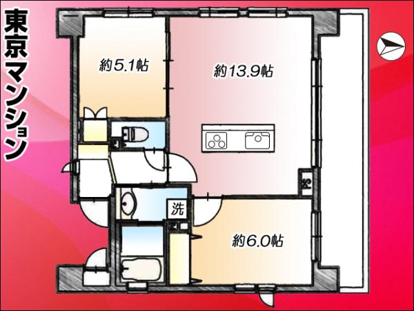 中古マンション 大田区千鳥１丁目 東急池上線千鳥町駅 6,180万円