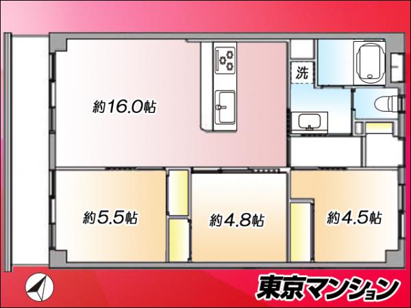中古マンション 江東区亀戸２丁目6-30 JR総武本線錦糸町駅 5,299万円