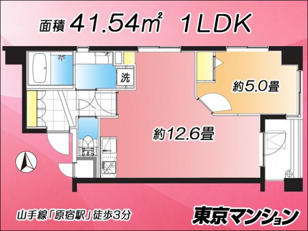 中古マンション 渋谷区神宮前１丁目20-4 JR山手線原宿駅 9,980万円