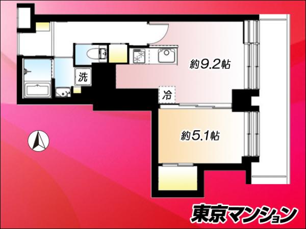 中古マンション 目黒区大橋２丁目4-8 東急田園都市線池尻大橋駅 4,299万円