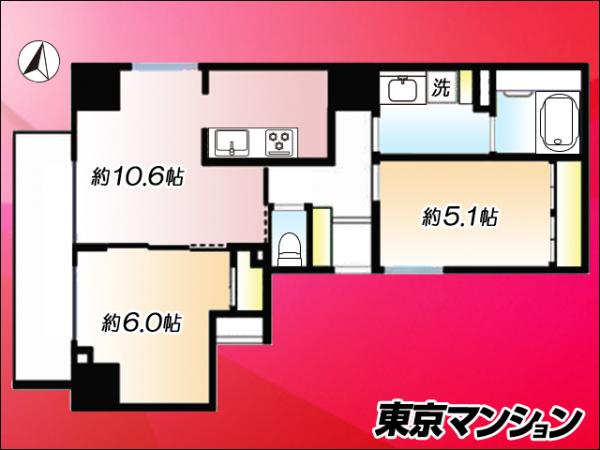 中古マンション 台東区今戸２丁目20-5 都営浅草線浅草駅 4,590万円