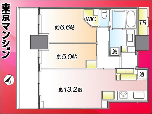 パークタワー西新宿 間取り図