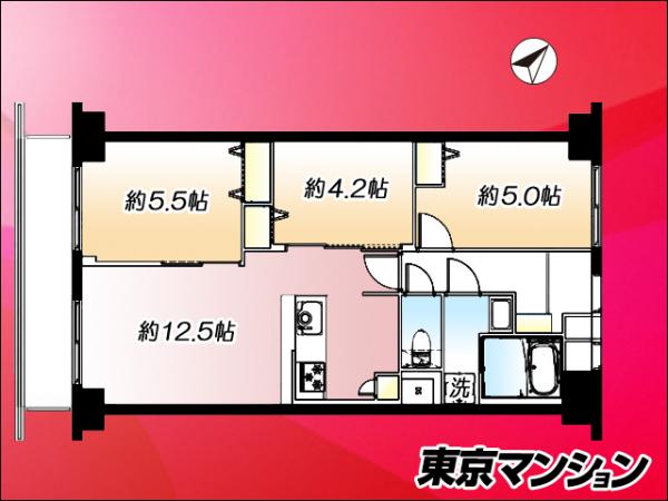 中古マンション 葛飾区西新小岩１丁目 JR総武本線新小岩駅 4,990万円