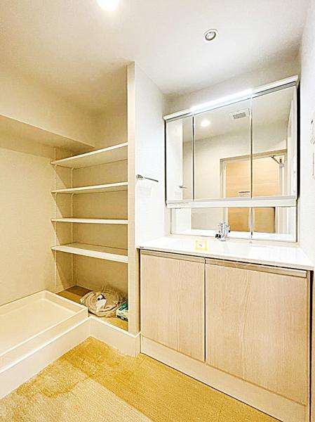 広尾マンション 洗面化粧台