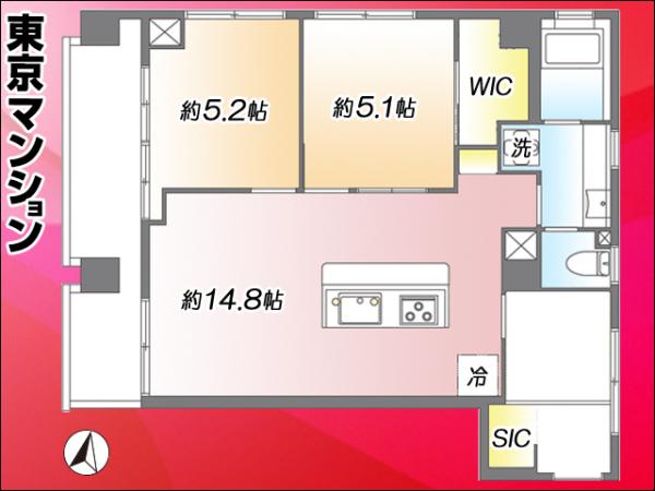 中古マンション 荒川区西尾久７丁目13-8 JR高崎線尾久駅 3,750万円