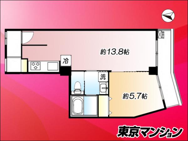 中古マンション 世田谷区代田６丁目18-9 小田急線下北沢駅 4,080万円