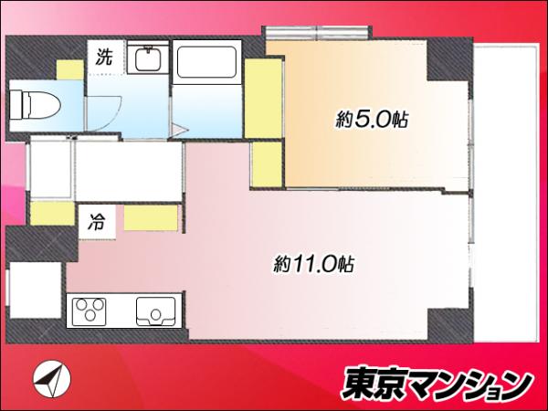中古マンション 目黒区目黒２丁目 JR山手線目黒駅 6,080万円