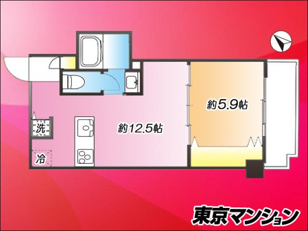 中古マンション 渋谷区初台２丁目 京王線初台駅 4,980万円