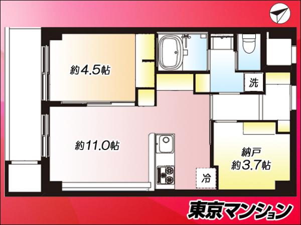 中古マンション 大田区南馬込１丁目 都営浅草線馬込駅 4,299万円