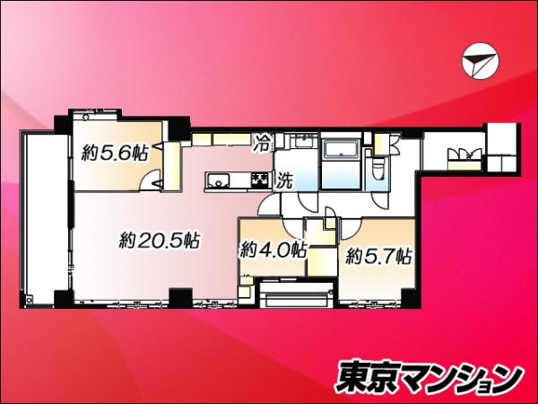 中古マンション 板橋区桜川２丁目 東武東上線上板橋駅 8,199万円
