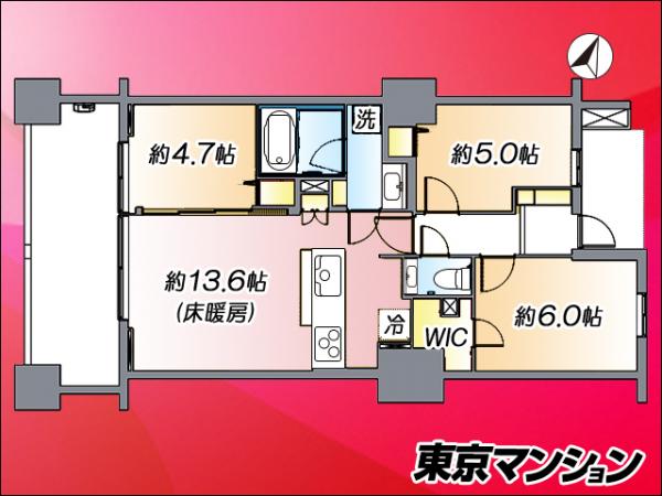 中古マンション 台東区蔵前２丁目16-4 都営大江戸線蔵前駅 1億6,480万円