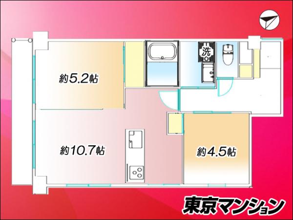 中古マンション 葛飾区東新小岩２丁目7-4 JR総武本線新小岩駅 4,999万円
