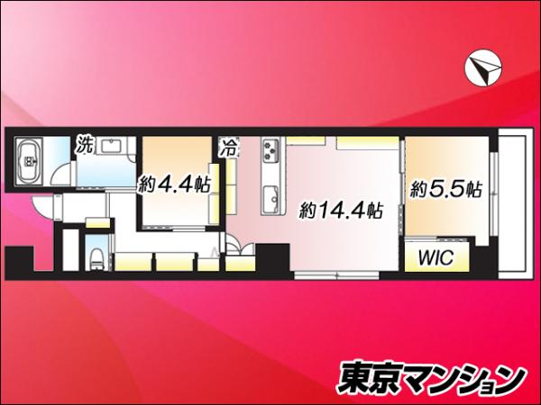 中古マンション 新宿区若葉３丁目2-2 JR中央・総武線信濃町駅 1億1,480万円