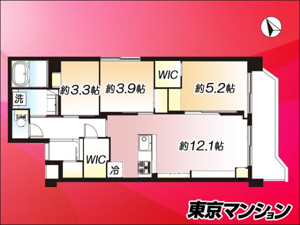 中古マンション 江戸川区平井２丁目16-9 JR中央・総武線平井駅 4,799万円