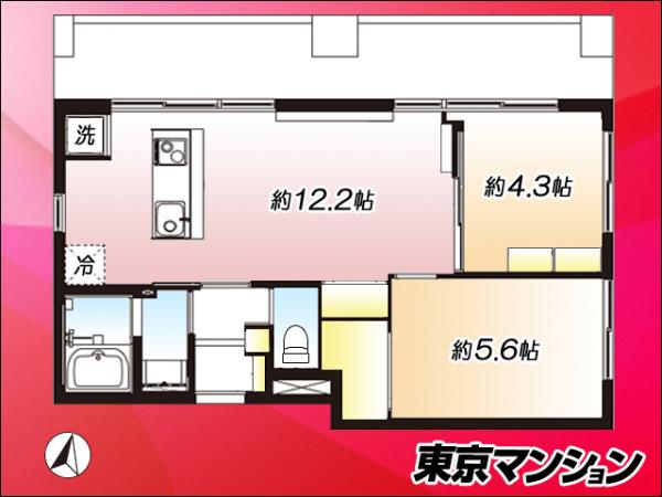中古マンション 新宿区山吹町 有楽町線江戸川橋駅 4,999万円