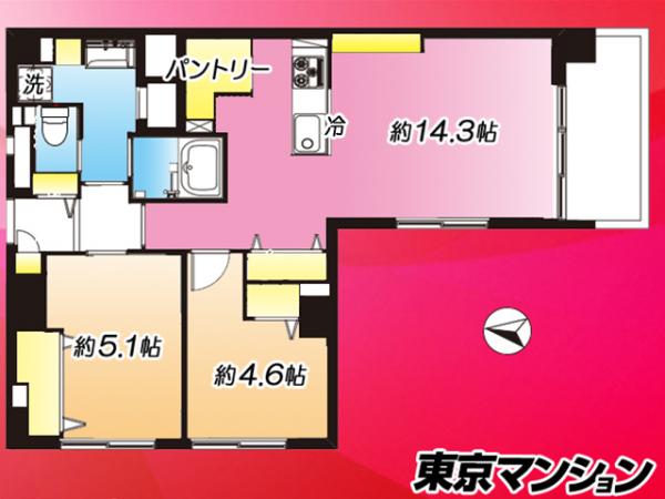 中古マンション 江東区東陽３丁目23-26 東西線東陽町駅 4,999万円