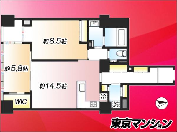 中古マンション 品川区東品川２丁目3-15 東京モノレール天王洲アイル駅 1億1,180万円