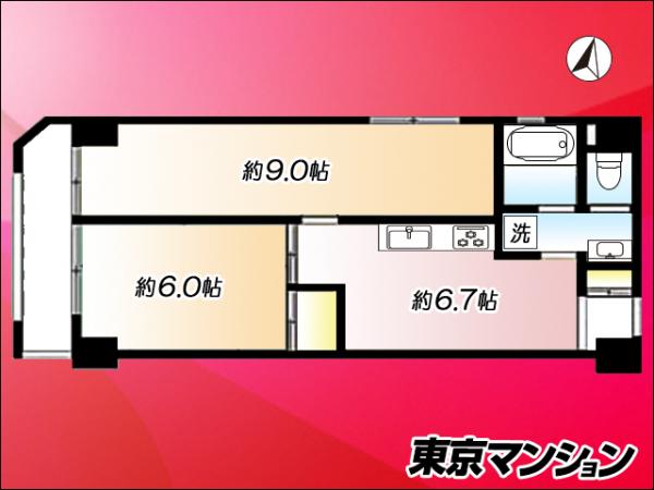 中古マンション 北区赤羽１丁目42-11 JR京浜東北線赤羽駅 3,280万円
