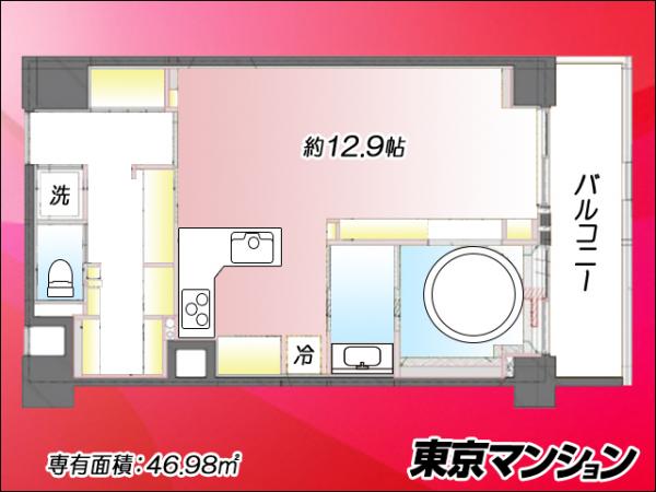 中古マンション 中央区佃２丁目12-12 有楽町線月島駅 4,880万円